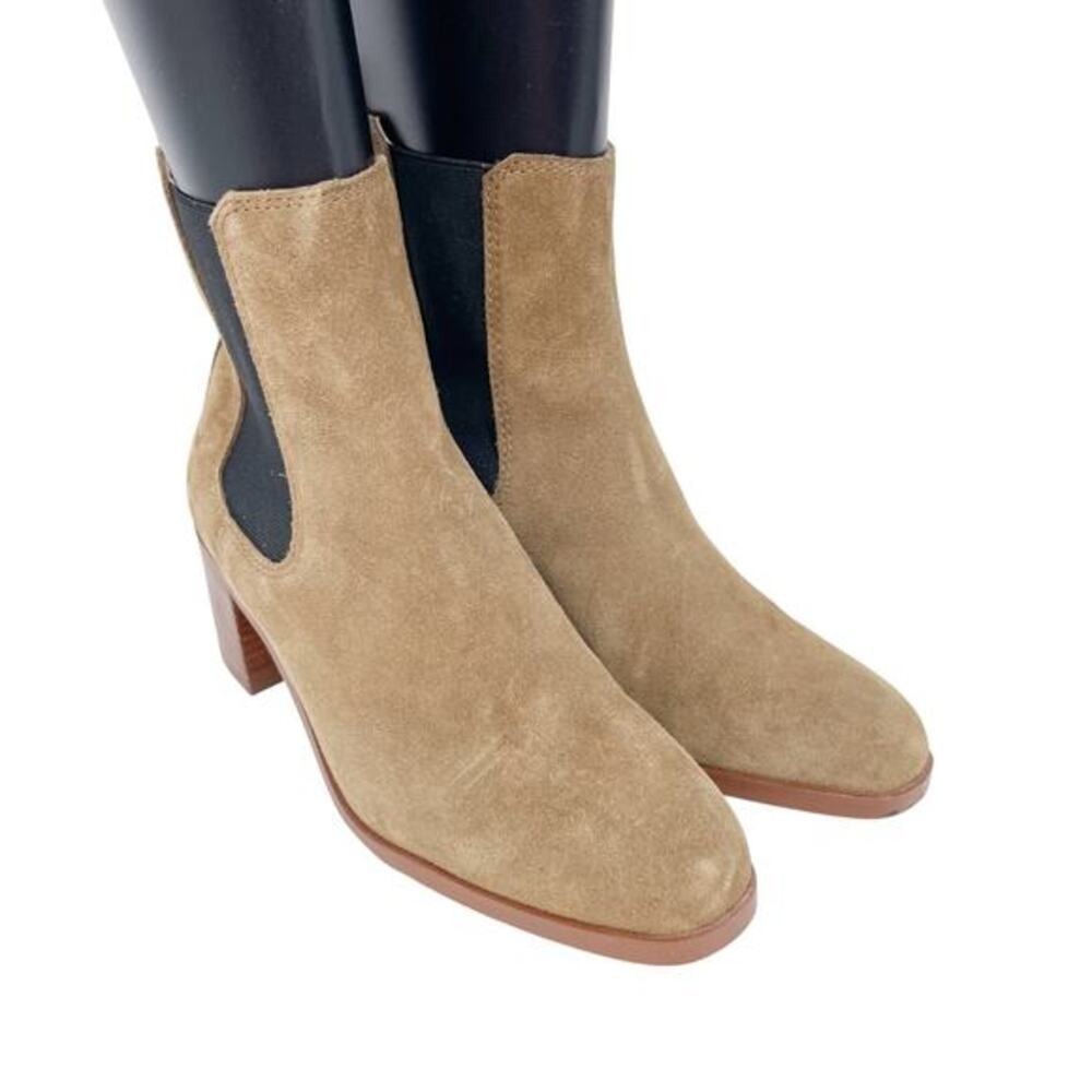 Steve Madden Women's Rhiannon Chelsea Boot‎ Cognac Suede Size 7.5M